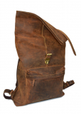 Vintage-Leder Rucksack Farbe braun